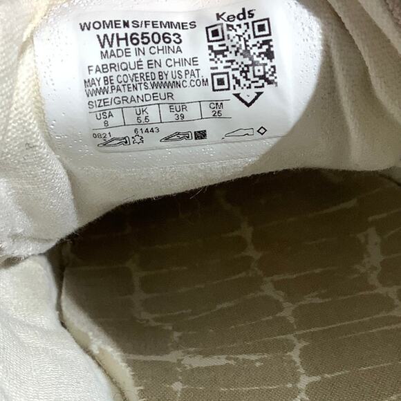 Keds Canvas Sneakers Women’s Size 8 – Light Beige, Casual, Classic - Picture 6 of 7